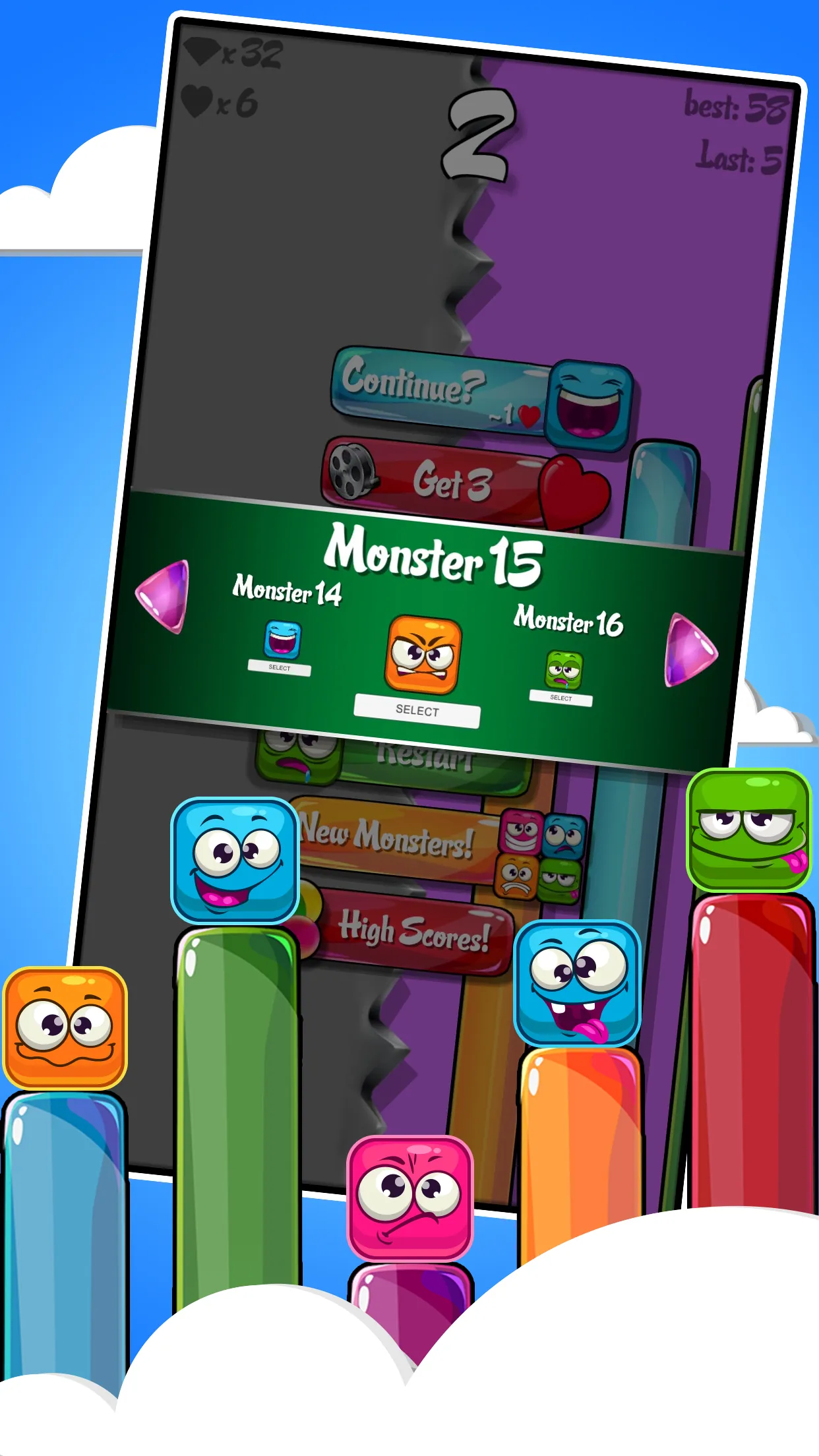 Mr Crazy Monster Jump screenshot 2